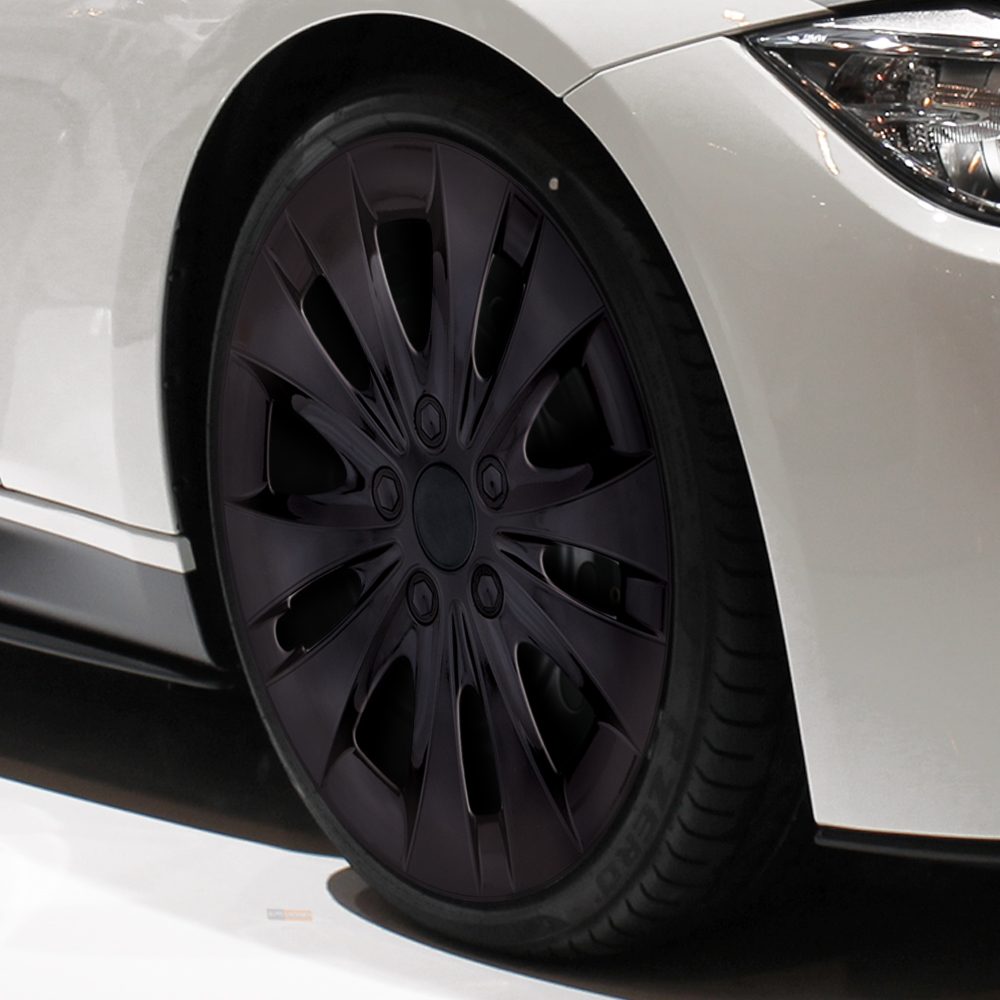 Radkappen Storm schwarz 16 Zoll Radzierblenden - Auto Radkappen