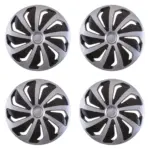 Radkappe Wind silber schwarz 15 Zoll Radzierblende – Bild 3