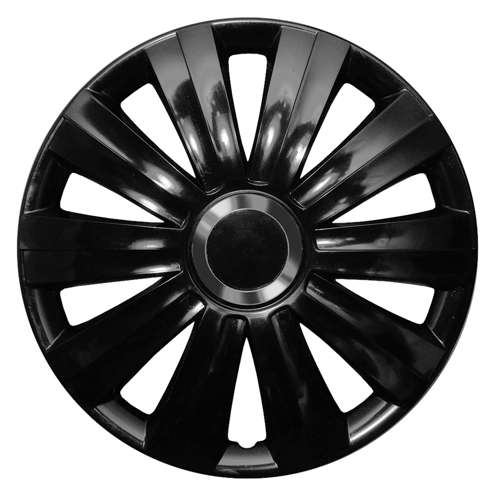 Radkappen Viper Gloss schwarz 15 Zoll Radzierblenden Auto Radkappen