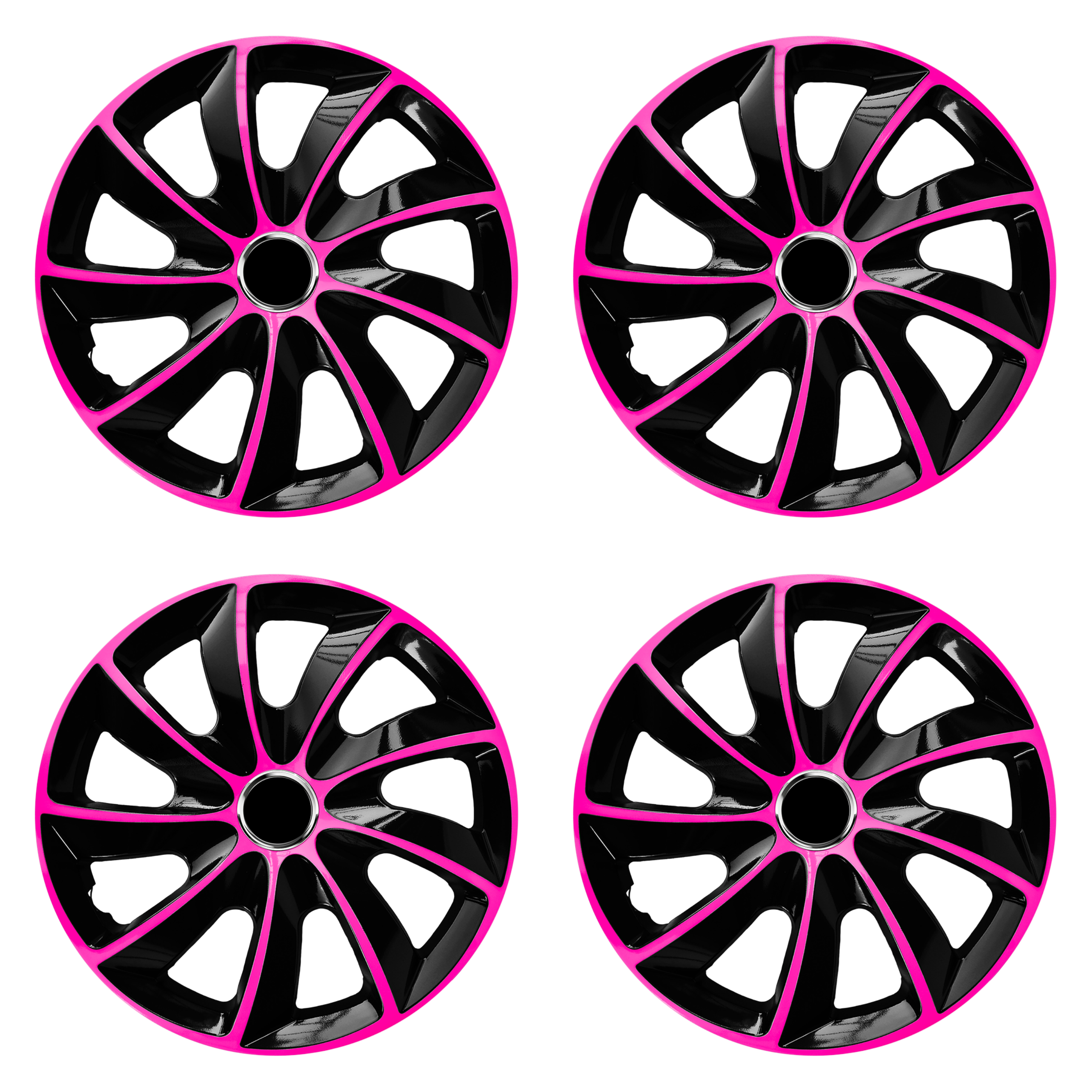 Radkappen Stig Extra pink schwarz 15 Zoll - Auto Radkappen