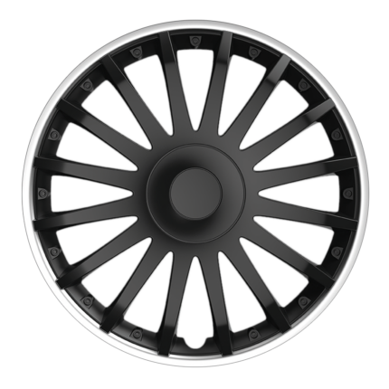 RADKAPPEN - CRYSTAL SO - SCHWARZ/SILBER