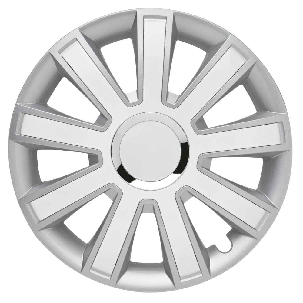 RADKAPPEN - FLASH SILVER WHITE - Silber/Weiß