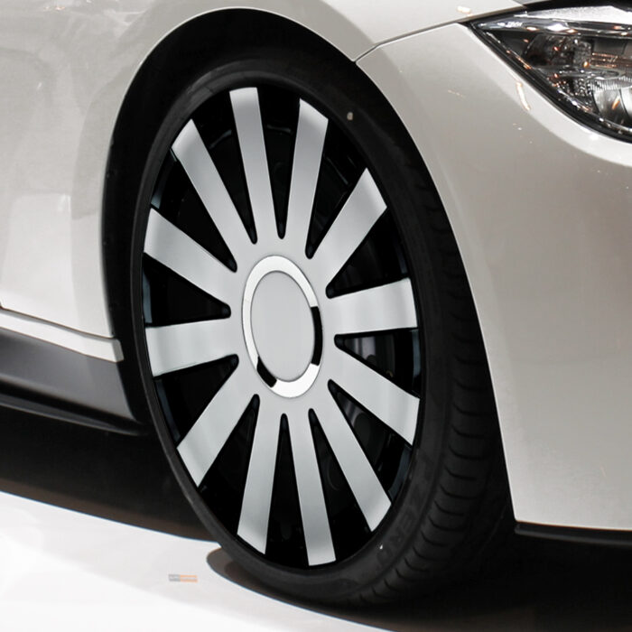 Auto - RADKAPPEN - ONYX SILVER BLACK - Silber/Schwarz