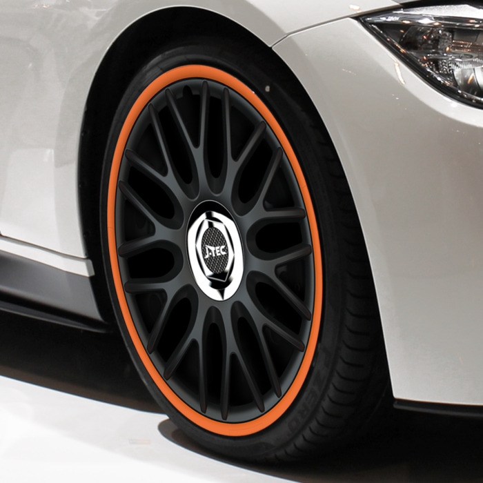 Auto - RADKAPPEN - ORDEN ORANGE (R) - SCHWARZ/ORANGE