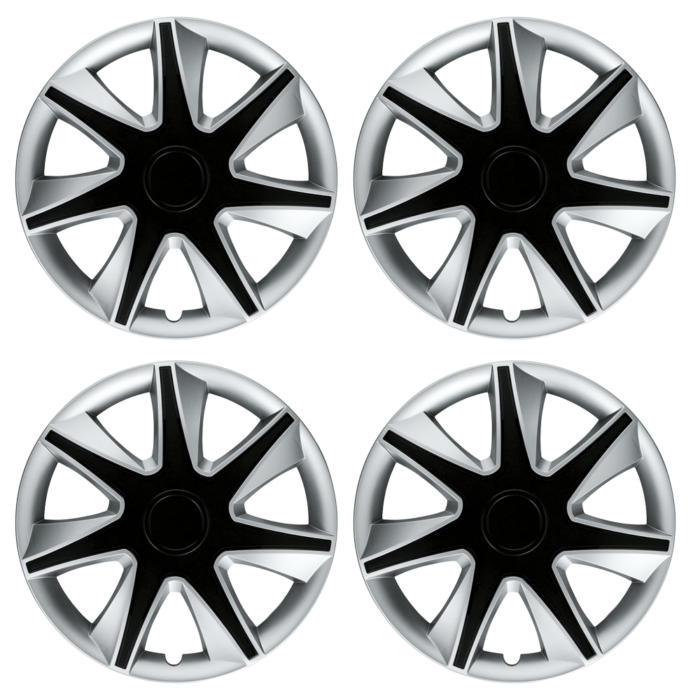 RADKAPPEN – RACE 4 SILVER BLACK – Silber Schwarz