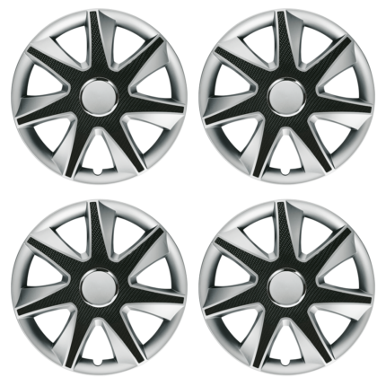 RADKAPPEN - RUN CARBON BRIGHT - Silber Schwarz